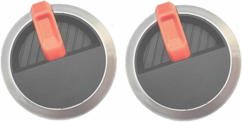 Firsgrill professional replacment Blackstone Griddle grills valve Knobs (2-Pack Silve) - Image 1